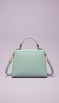 Mint Mist Structured Satchel