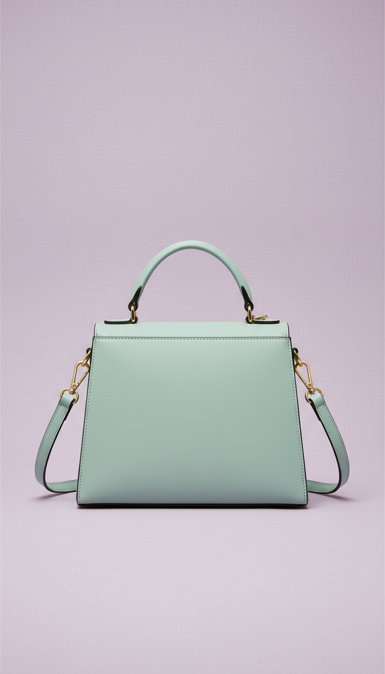 Mint Mist Structured Satchel