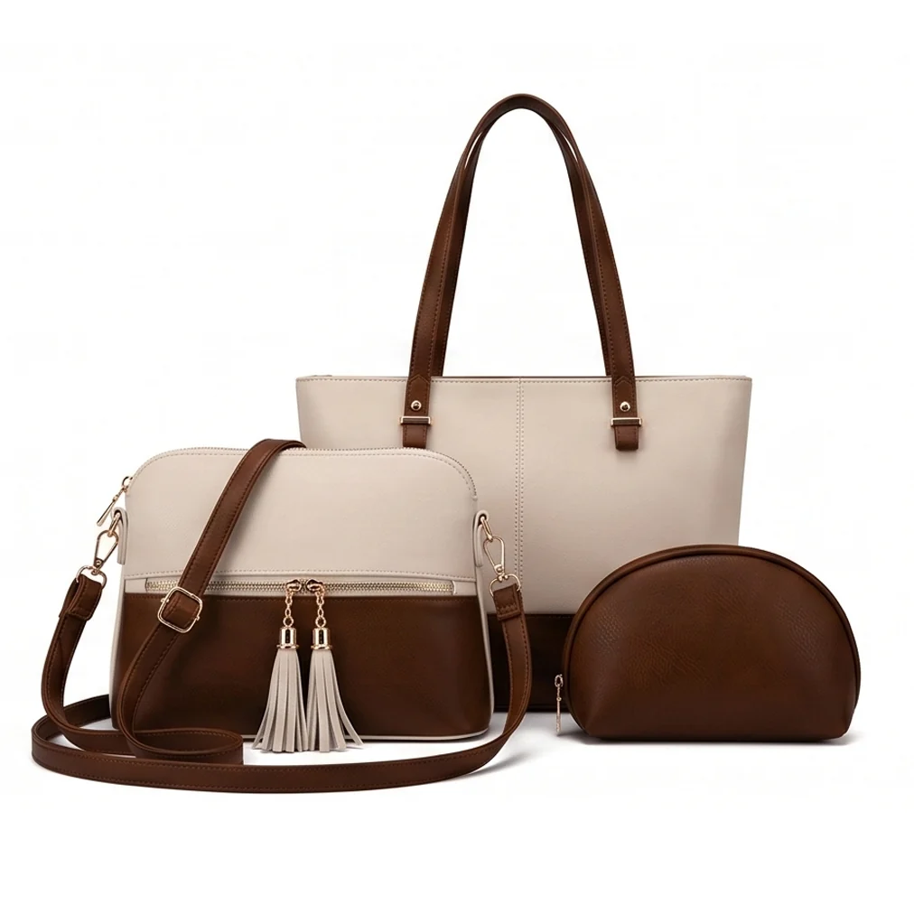 Gracia 3PC Handbag Set