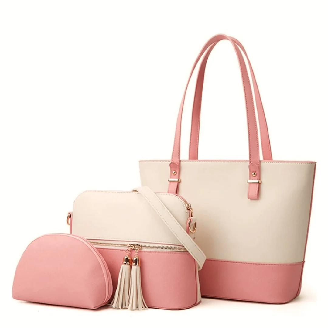 Gracia 3PC Handbag Set